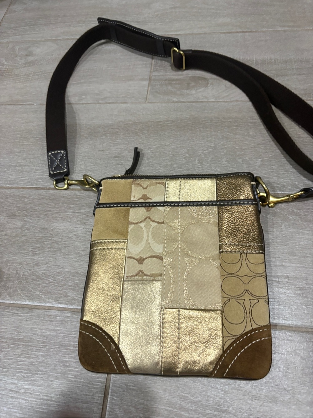 Coach patchwork crossbody
